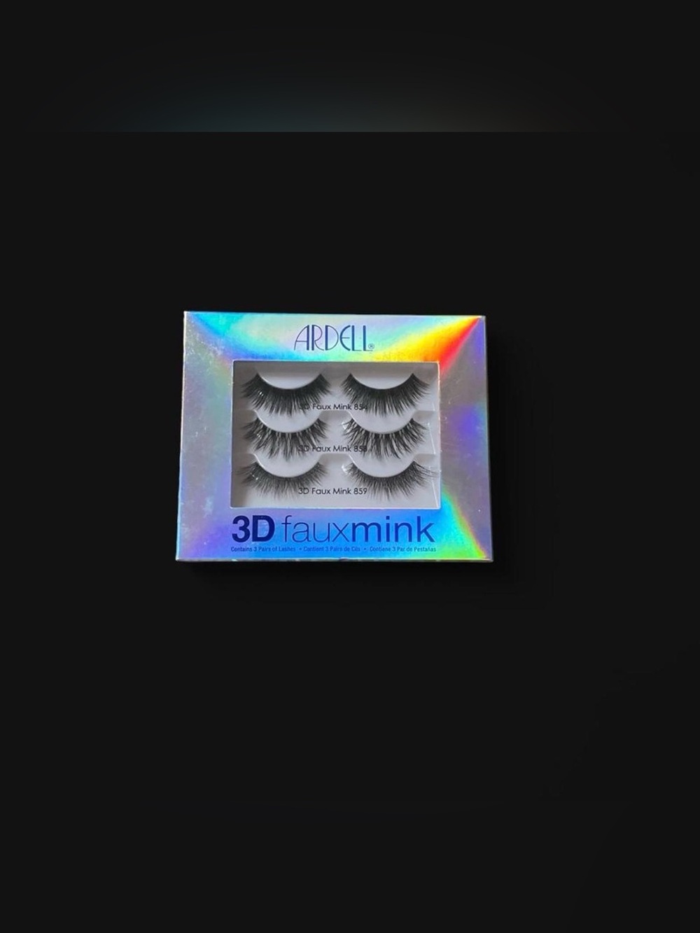 Ardell 3D Faux Mink Lashes - Black (Trio Pack)